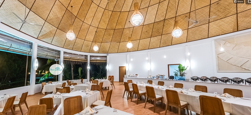 梦境岛 Dreamland Island,dining时间( 全天 )美食攻略 湖畔餐厅--Semi Offshore lake restaurant with lake view ,方便大家选岛(海岸线假期一级代理提供),海岛马尔代夫maldives